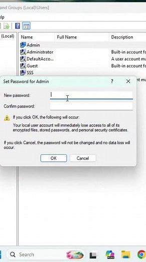 how to Change Windows 11 User Password