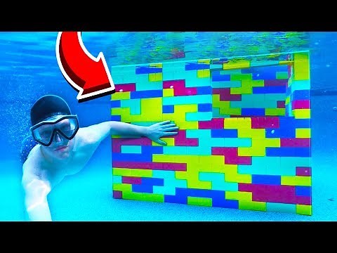 WORLD'S BIGGEST LEGO HOUSE UNDERWATER!