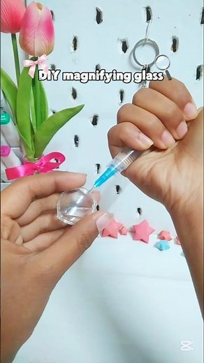 DIY Magnifying Glass 🔍💯|| Science project || #youtubeshorts #shorts #creativefest