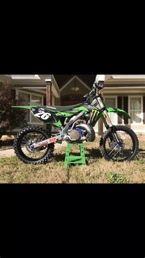 Who loves kx’s🥵#kawasaki #kx250