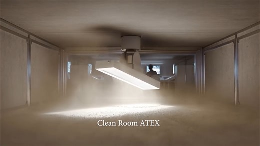 Buck lighting on Instagram: "Zero compromise. BUCK CLEAN ROOM ATEX. Engineered for critical atmosphere, stable photometry, sealed optics, reliability, where safety is non-negotiable. #bucklighting #CleanRoomATEX #atex #Zone2 #hazardousareas #explosionprotection #cleanroom #pharmaengineering #batteryproduction #chemtech #lightingengineering #safetybydesign #industriallighting"