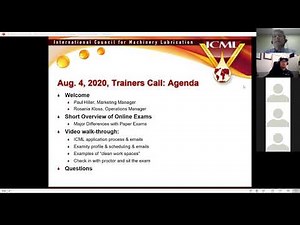 ICML ONLINE exam process: End-to-End walk-through with trainers