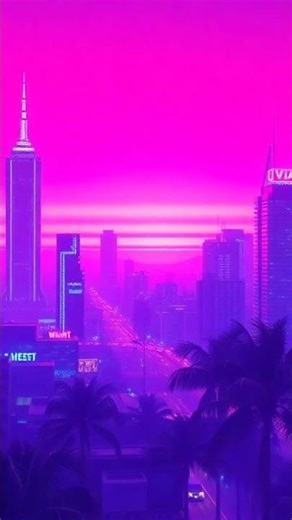 🌌 Neon Dreams Alive | 1 Hour Retro Synthwave Mix | Full 1 Hour Version 👇 #shorts