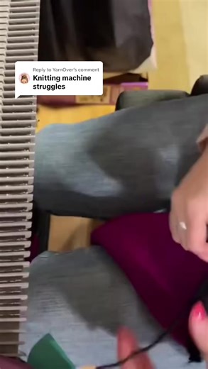 Replying to @YarnOver Learning a new knitting machine isn’t always smooth and that doesn’t mean you’re doing it wrong. In this video I’m working on my Bond America Ultimate Sweater Machine in fast-forward while talking about the real struggles of learning knitting machines whether it’s a bed knitting machine, Sentro, Addi, or Loops & Threads circular knitting machine. I’m basically starting fresh with my USM after putting it away for a while, relearning what yarn it likes, troubleshooting jams, 