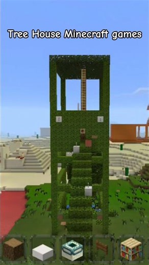 tree House Minecraft games #shorys #shorts #viral