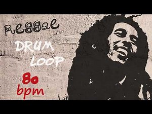 Reggae Drum Loop 80 bpm