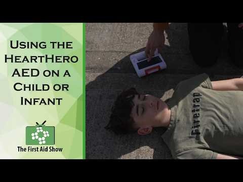 Using the HeartHero AED on a Child or Infant