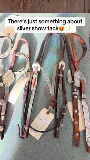 A piece of tack that matches every horse and never goes out of style? Quality made silver show tack! Grab yours now at gently used prices instead of paying for it new!🐴😉 #nwtackconsignment #horsetack #horseshow #westernpleasure