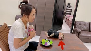 Baby Tav Tav Angry Mom Take Care Only Little Sis Mary | Monkey TavTav