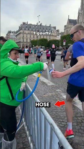 This Woman Fills Up Water Bottles