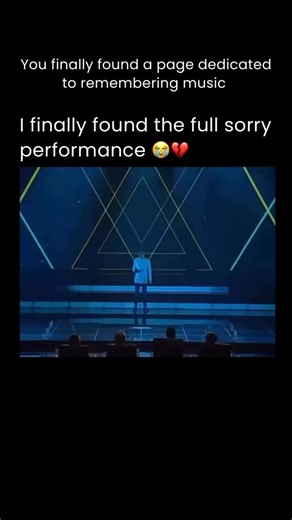 Remembering Music on Instagram: "“Sorry” (Viral Live Cover) This clip shows the full performance from the guy who went viral for singing Justin Bieber’s Sorry — but not in the way anyone expected. Throughout the entire song, he keeps apologizing as he performs, turning what should’ve been a straightforward cover into something painfully awkward and impossible to look away from. What really makes the moment stick is the contrast. While he spirals into constant apologies, the backup dancers never 