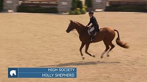 Congratulations to Holly Shepherd and High Society, owned by Mary Antonini, winners of the $10,000 USHJA Derby Challenge, presented by The Wheeler Family! | United States Hunter Jumper Association - USHJA