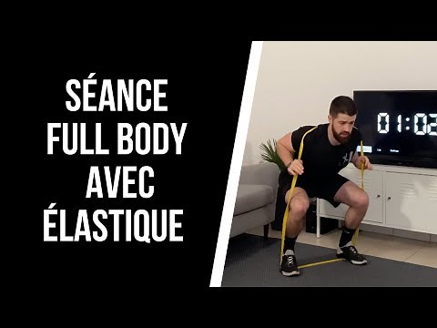 FULL BODY MUSCLE BUILDING WITH A #2 ELASTIC BAND! (Complete session in 30 minutes)