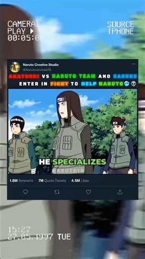 Naruto vs Akatsuki Full Power Battle ⚡ Who Wins? #AnimeShorts