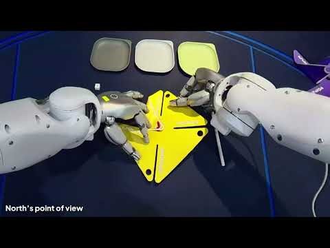 Fully autonomous ping-pong game and windmill assembly—live at CES 2026