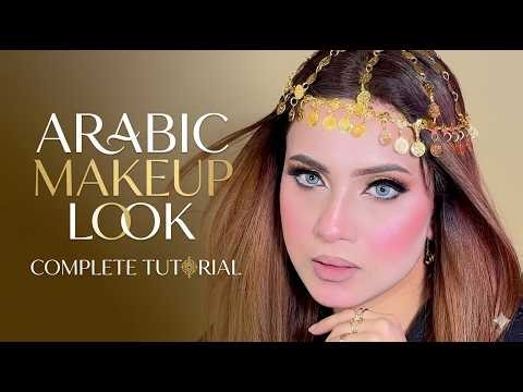 THE ARABIC GLAM ✨ Step-by-Step Tutorial | Huda Beauty New Launch Review