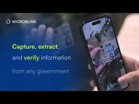 BlinkID: Identity Document Scanning and Verification