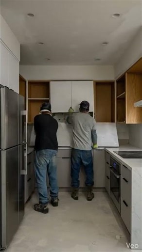 Destroyed 1990s Kitchen Becomes an Ultra Modern Masterpiece! 😱✨