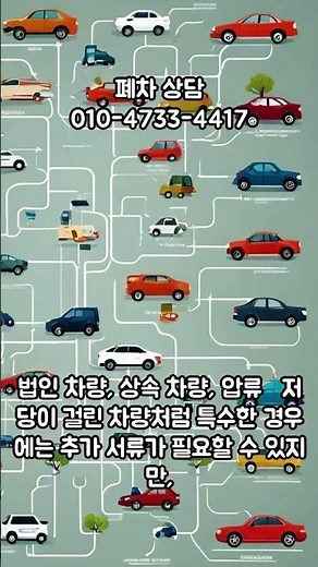 폐차 서류, 이렇게 간단합니다등록증 하나로 당일 말소 가능?#폐차알림소 #폐차서류 #당일말소