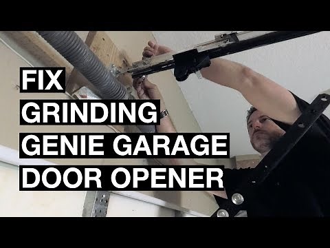 Fix Genie Garage Door Opener - Screw Drive Repair - Carriage Broken