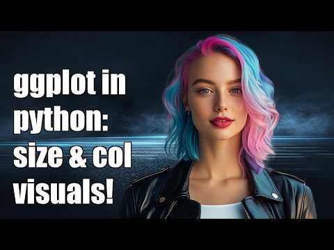 ggplot in python: plot size and color