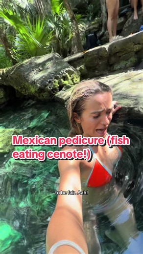 Experience a Unique Pedicure in Mexican Cenote