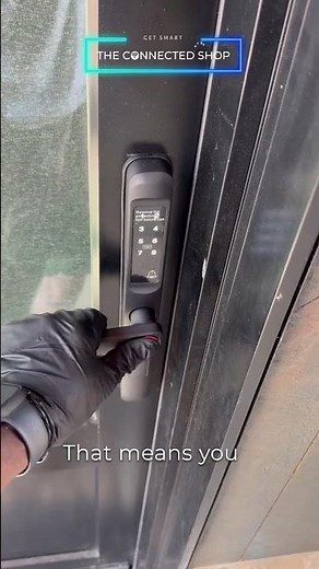 Residential Jeld-Wen multipoint door got SMART! 💡