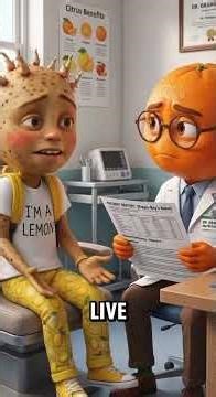 The potato who became a lemon (Part 1) #foodstory #fruit #fyp #tungtungtungsahur