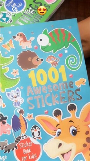 Cute Stickers Books Unboxing 📚 😍 #shorts #sticker #unboxing #cute #diy #craft #craft