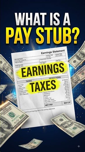 What Is a Pay Stub? 💵 | Money Basics Explained #Shorts