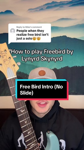 Learn Free Bird Intro Easily Without a Slide