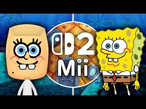 How to make a Spongebob Mii on Switch 2!