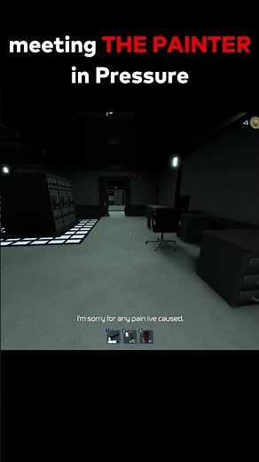 meeting THE ORIGINAL PAINTER in ROBLOX Pressure (the entity that messes with doors)