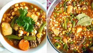 Homemade Vegetable Beef Soup - Easy Ground Beef Soup