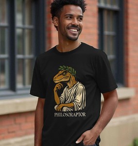 Philosoraptor T-shirt - Philosophy Meme, Dinosaur Shirt - Etsy