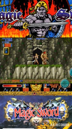 Magic Sword (1990 Capcom) #juegosretro #madarauchihaelgamer #shortsgameplay #magicsword