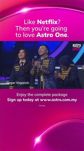 Stream Local and Global Variety Shows, All in One Netflix + Astro One Pack!