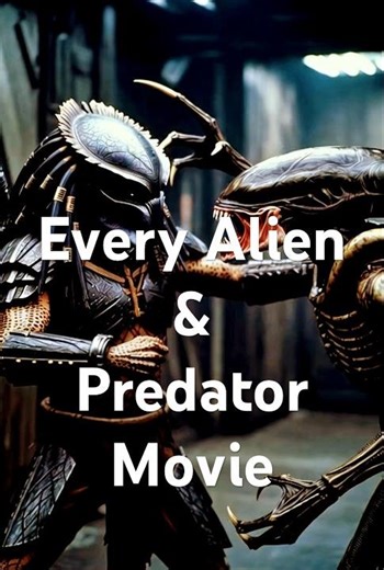 Every Aliens and Predator Movie #Aliens #Predator #aliensvspredator #avp #predatormovie