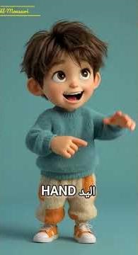 Learn Body Parts for Kids | Body Parts for Children and Beginners #shorts