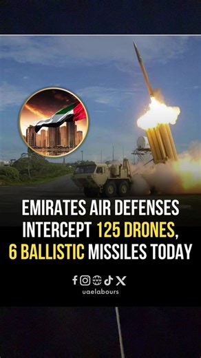 Today, the Emirates Air Defenses spotted 7 ballistic missiles, of which 6 were handled and destroyed, while 1 fell in the country. Additionally, 131 drones were spotted, of which 125 were intercepted, and 6 crashed. The Ministry of Defense reaffirmed its dedication to national sovereignty, noting that air defense systems effectively neutralized a range of threats. The recent developments highlight the importance of a capable and effective air defense in protecting a nation from aggressive extern