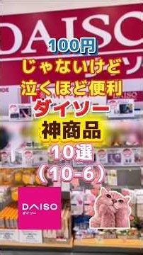 100円じゃないけど泣くほど便利ダイソー神商品10選（10-6）#ダイソー #ダイソー購入品 #購入品紹介 #商品 #購入品