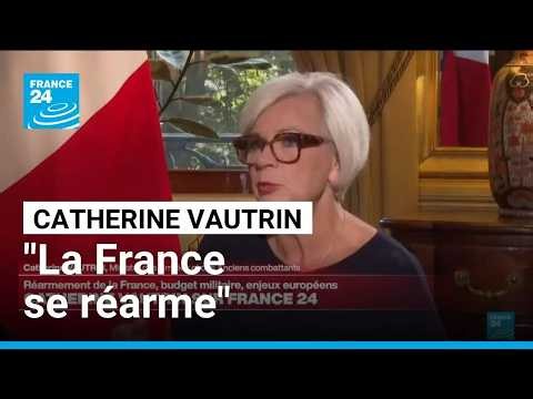 REPLAY - Catherine Vautrin sur France 24 : la ministre évoque le réarmement en France