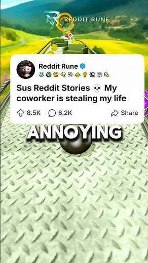 Sus Reddit Stories 💀 My coworker is stealing my life #audio #sus #redditrune