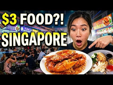 Singapore Street Food 😱 $3 Michelin Meals! | Hawker Centre Documentary