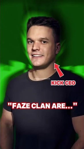 Kick CEO Ed Craven says all FaZe Clan streamers are Viewbotting #kick #twitch #streamer #faze