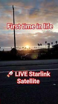 Starlink Satellites LIVE from California 🌌 | SpaceX Satellite Train