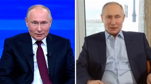 Putin speaks to AI version of himself in news conference