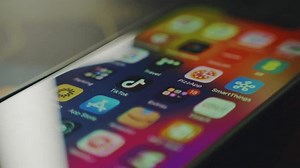 London, England. 07-30-2024. Person scrolling in the Instagram App