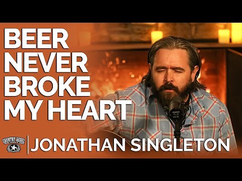 Jonathan Singleton - Beer Never Broke My Heart (Acoustic) // Fireside Sessions