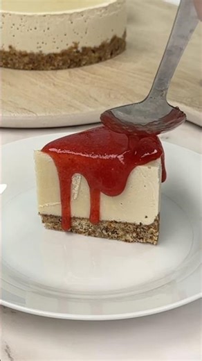 🍋🍮 No-Bake Cashew Cheesecake | Gluten Free Raw Vegan